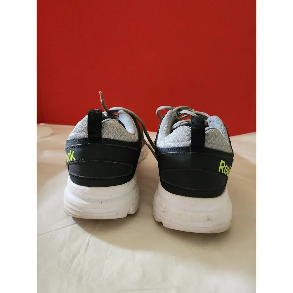 Reebok Men's 10.5 Gray Grey Black Running Shoes